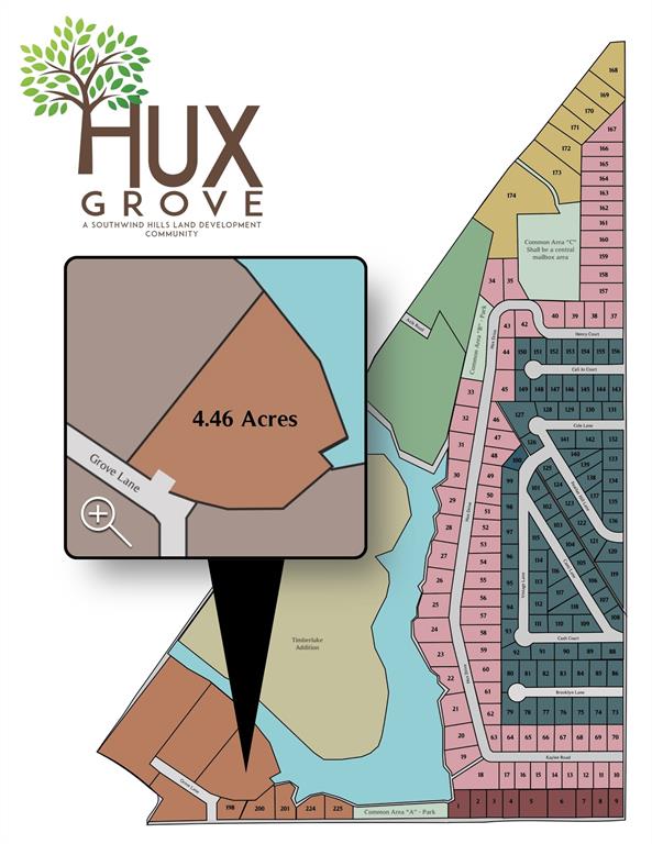 4.46 Acres Phase 2 Hux Grove Addition