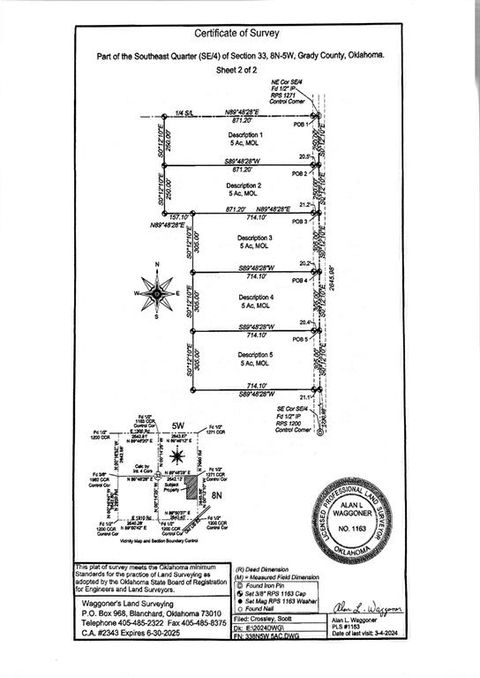Photo of 1540 CS 2960, Blanchard, OK 73010 (MLS # 1196068)