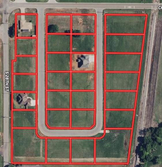 Map / location with property parcel outlined