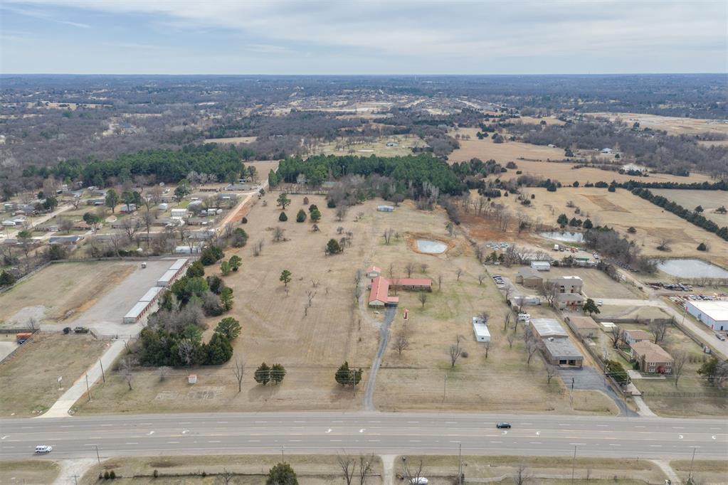 Aerial view of property and surrounding area