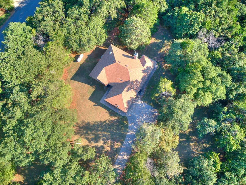 Aerial view of property's location