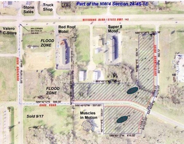 Survey Map. Illustrating property boundaries, flood zone designations, and adjacent parcels