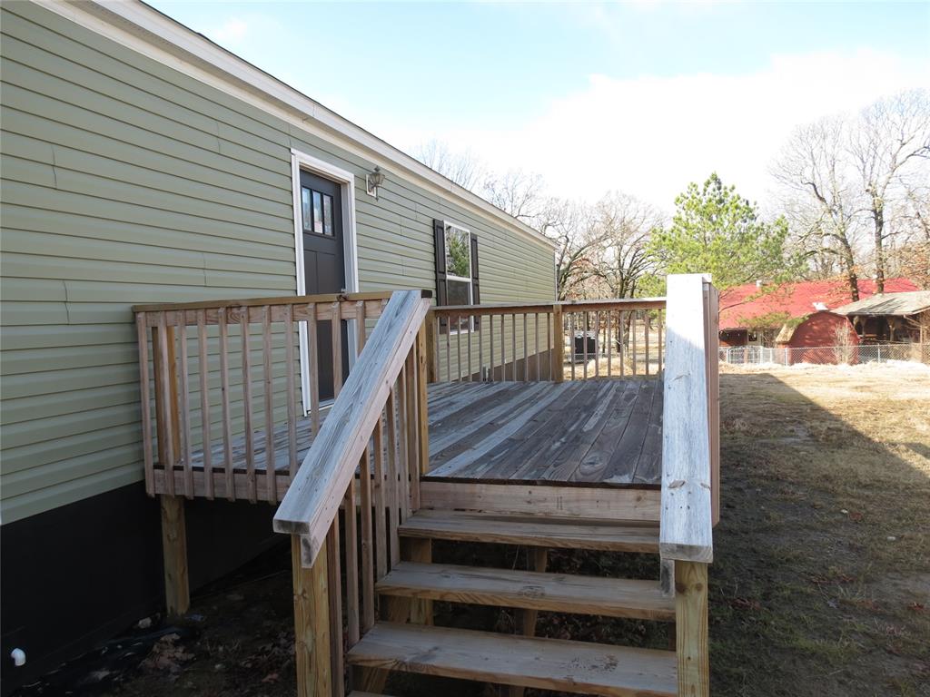 View of deck