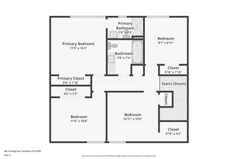 Tiny photo for 488 Uxbridge Avenue, Columbus, OH 43230 (MLS # 225045882)