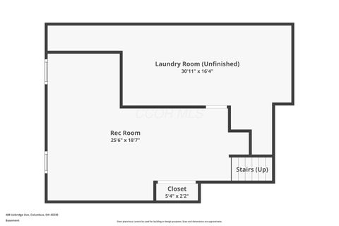 Tiny photo for 488 Uxbridge Avenue, Columbus, OH 43230 (MLS # 225045882)