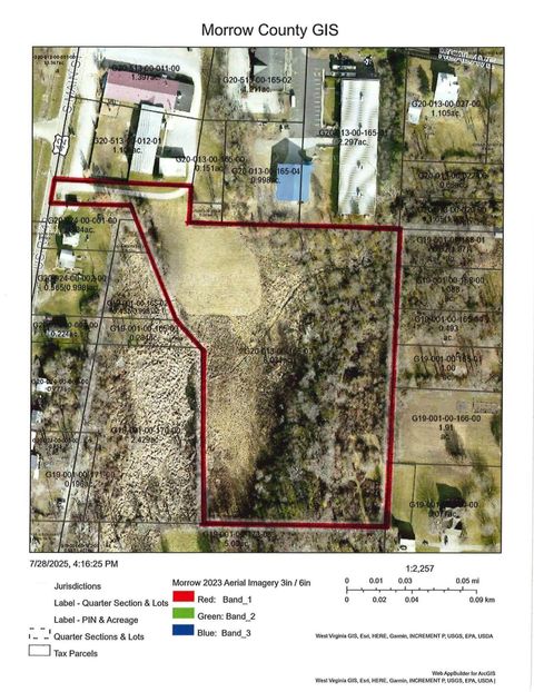 Vacant Land For Sale - 250 S Main Street<br/> Morrow County, Mount Gilead, OH 43338