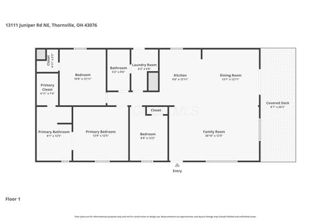 Tiny photo for 13111 Juniper Road NE, Thornville, OH 43076 (MLS # 226019099)