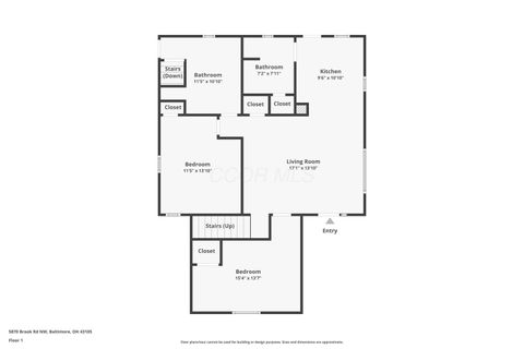 Tiny photo for 5870 Brook Road NW, Baltimore, OH 43105 (MLS # 226007323)