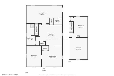 Tiny photo for 7947 Cherry Street, Thurston, OH 43157 (MLS # 226014052)