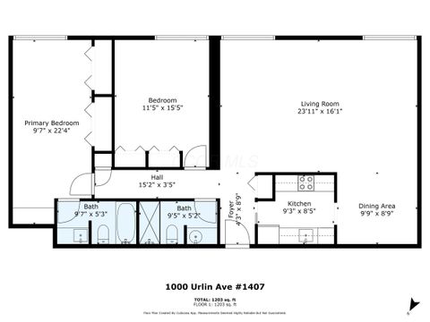 Tiny photo for 1000 Urlin Avenue 1407 #1407, Columbus, OH 43212 (MLS # 226000698)
