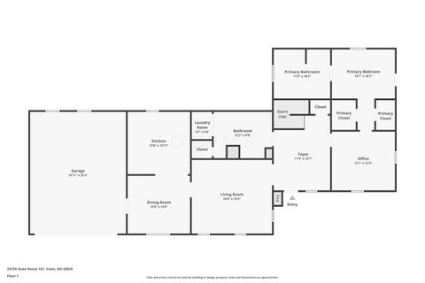 Tiny photo for 24725 State Route 161, Irwin, OH 43029 (MLS # 225040233)