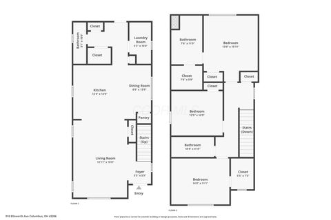 Tiny photo for 910 Ellsworth Avenue, Columbus, OH 43206 (MLS # 226002715)