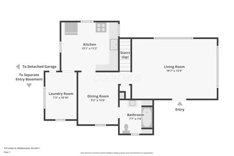 Tiny photo for 315 Linden Street, Bellefontaine, OH 43311 (MLS # 226002834)