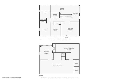 Tiny photo for 1452 Burnley Square N, Columbus, OH 43229 (MLS # 225037383)