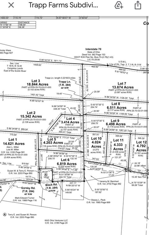 Tiny photo for 725 Trapp Lane, Hopewell, OH 43746 (MLS # 226002387)