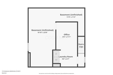 Tiny photo for 112 E Spring Avenue, Bellefontaine, OH 43311 (MLS # 226002765)