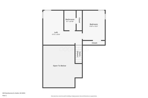 Tiny photo for 5819 Buckhannon Street, Dublin, OH 43016 (MLS # 226000532)