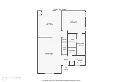 Tiny photo for 5819 Buckhannon Street, Dublin, OH 43016 (MLS # 226000532)