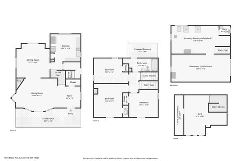 Tiny photo for 1566 Elbur Avenue, Lakewood, OH 44107 (MLS # 225044677)