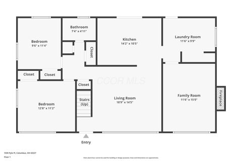 Tiny photo for 1559 Pyle Place, Columbus, OH 43227 (MLS # 225045319)