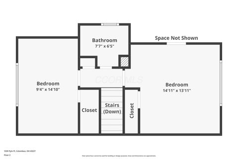 Tiny photo for 1559 Pyle Place, Columbus, OH 43227 (MLS # 225045319)