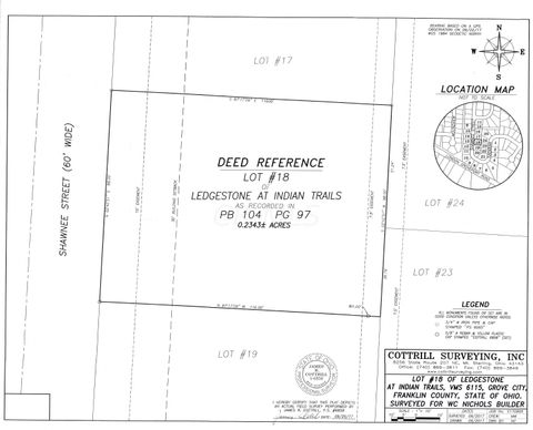 Vacant Land For Sale - 6358 Shawnee Street<br/> Franklin County, Grove City, OH 43123