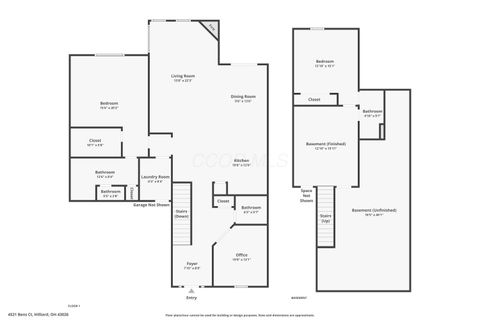 Tiny photo for 4521 Ben's Court, Hilliard, OH 43026 (MLS # 226000586)