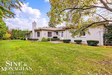 A home in Grosse Pointe Shores