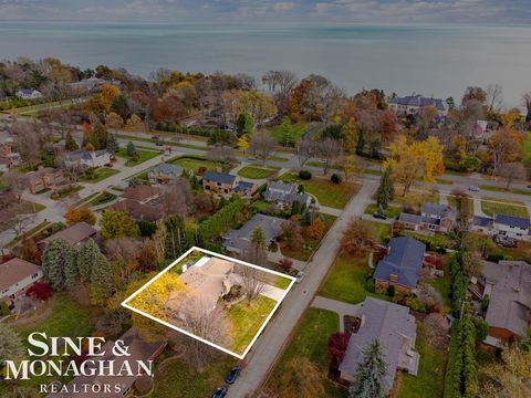 A home in Grosse Pointe Shores