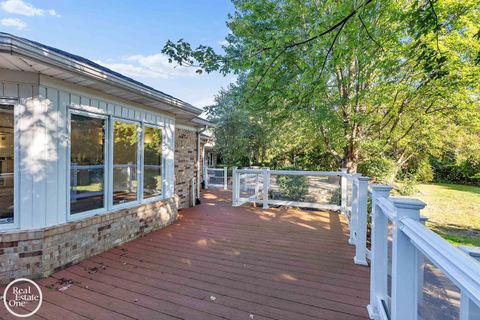 A home in Grosse Pointe Shores