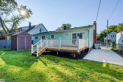 A home in Hazel Park