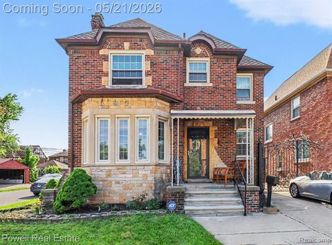 Photo of 17503 Prairie Street, Detroit, MI 48221 (MLS # 60994454)