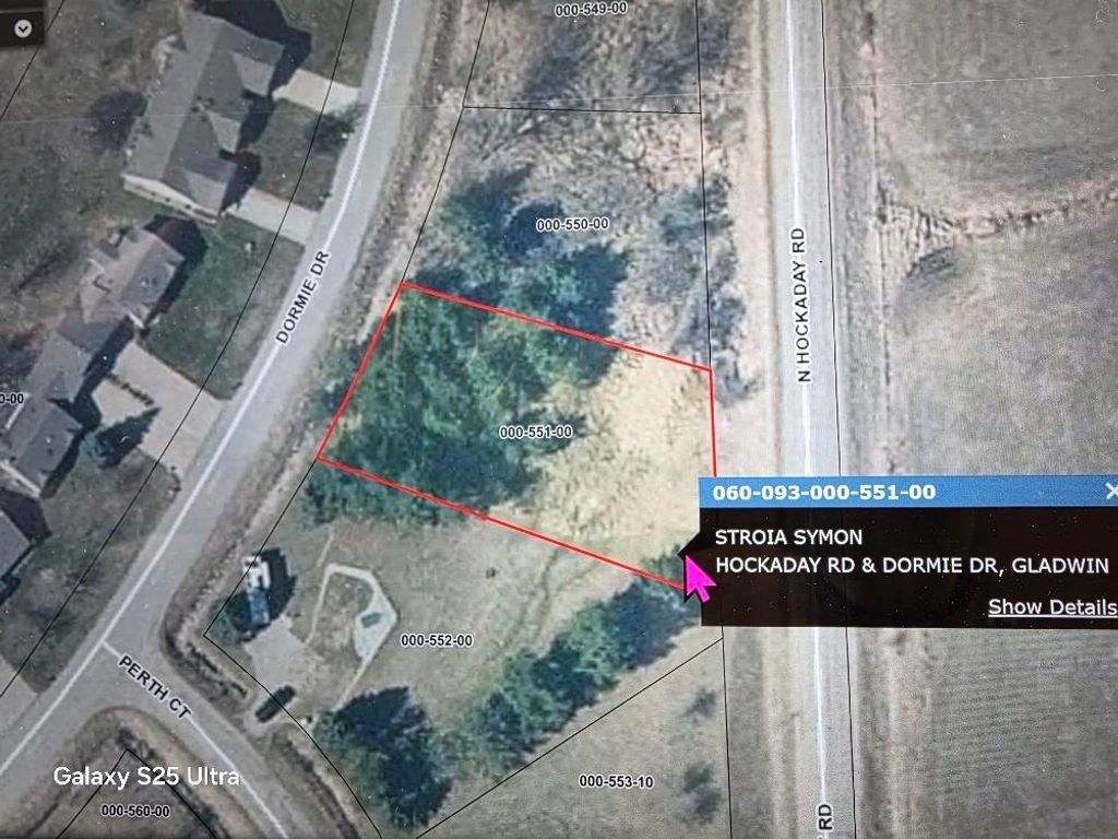 Photo of 551 Hockaday Rd Road #Hockaday &amp; Dormie DR, Gladwin, MI 48624 (MLS # 50196751)