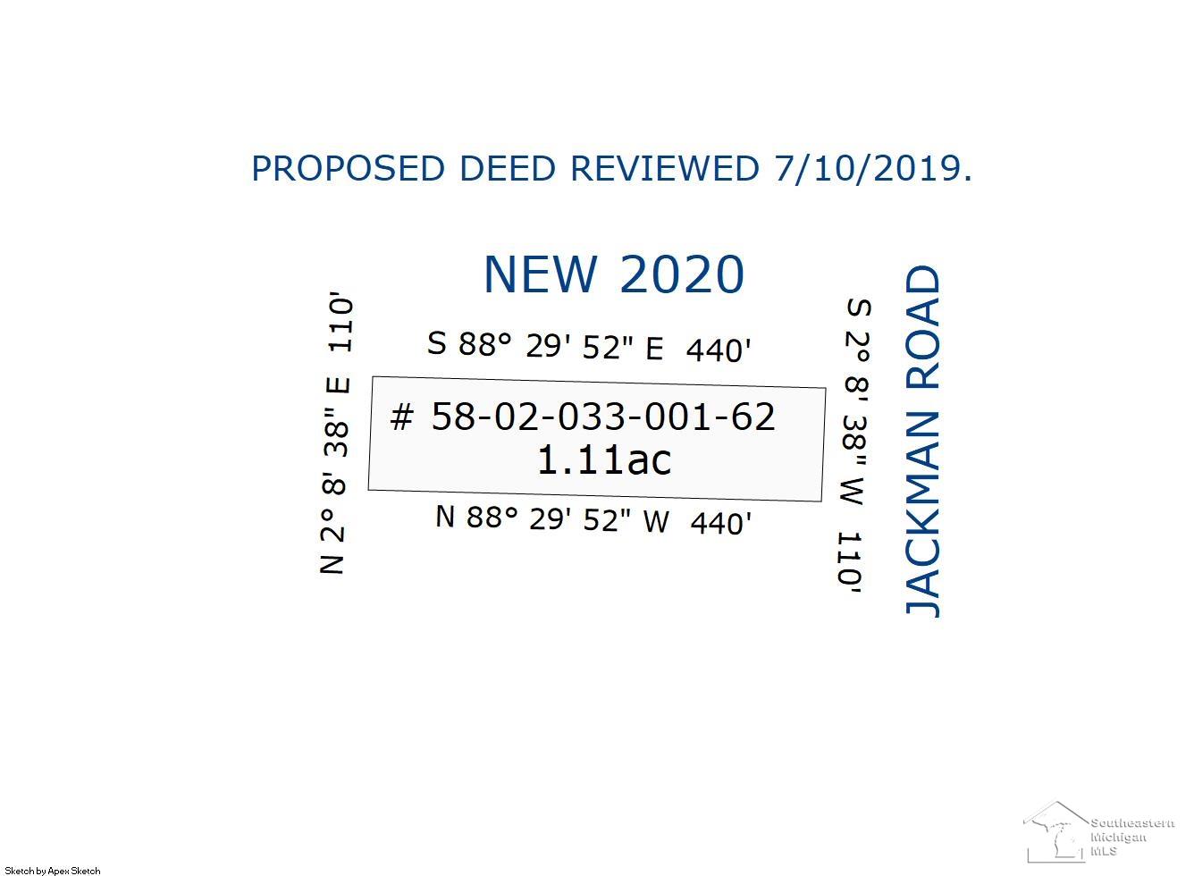 0 JACKMAN LOTS 1 AND 2 Road