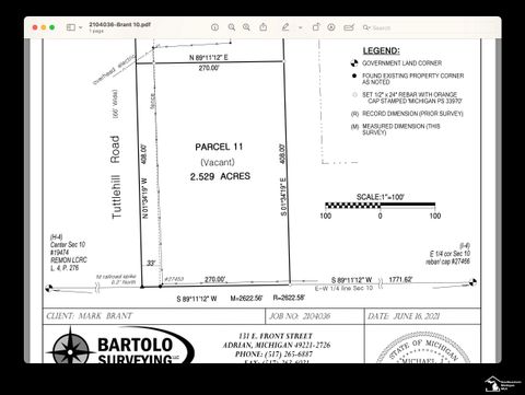 000 Tuttlehill Road Milan MI 48160