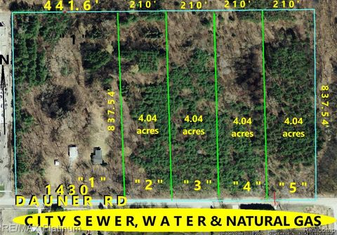 Photo of Parcel 4 Dauner Road, Fenton, MI 48430 (MLS # 61011216)