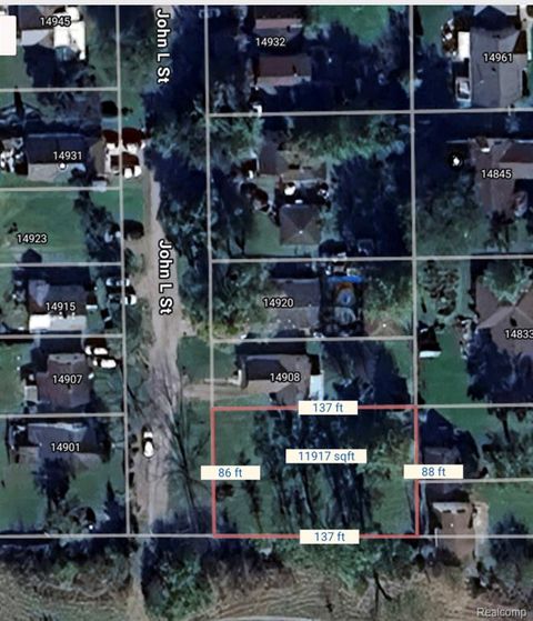 Vacant Lot John L Street Flat Rock MI 48134