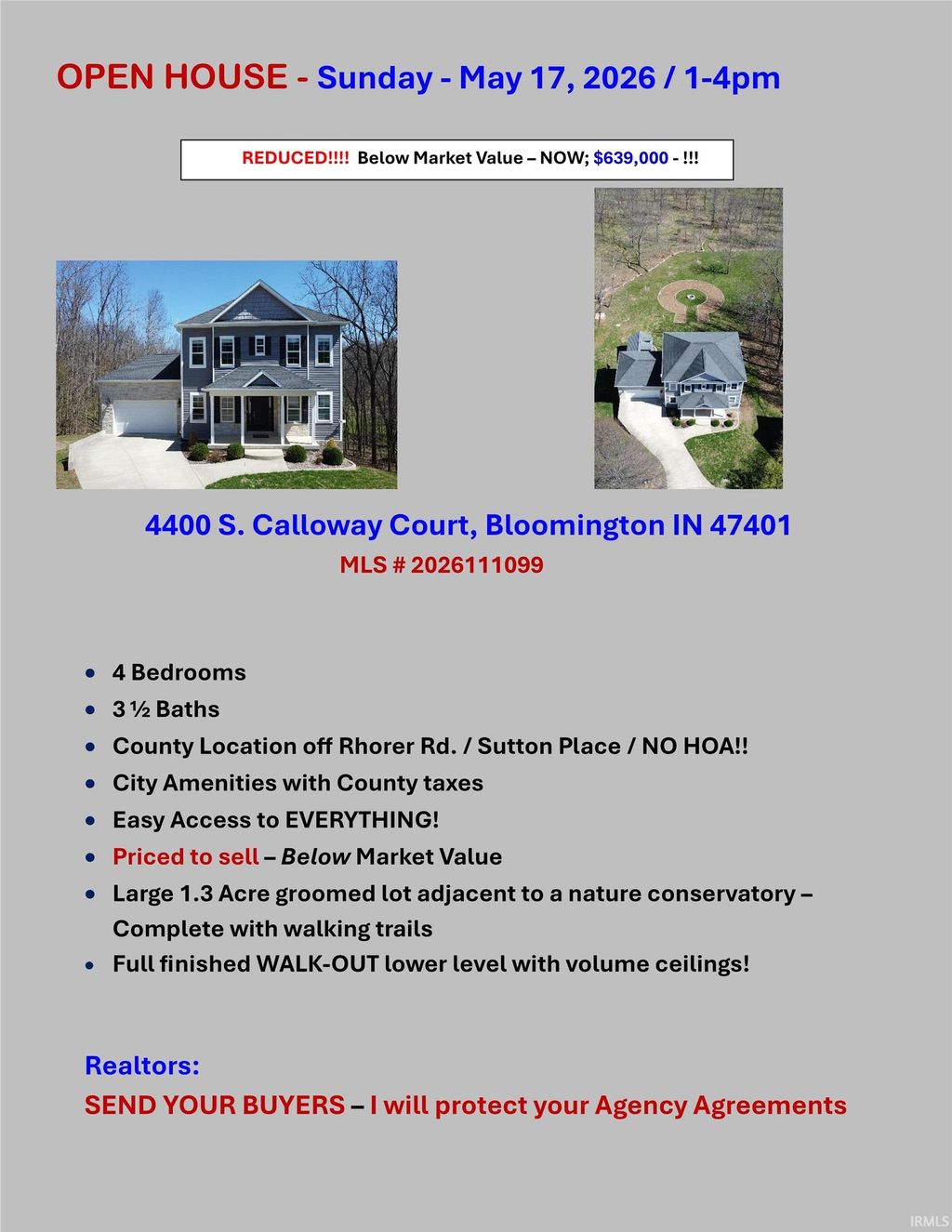 Photo of 4400 S Calloway Court, Bloomington, IN 47401 (MLS # 202611099)