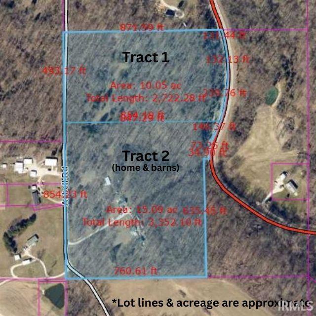 Photo of +/- 10 ac off Asbell Road, Shoals, IN 47581 (MLS # 202641198)