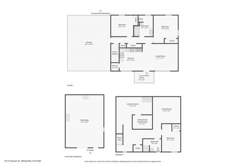 Tiny photo for 115 E Chester Drive, Ellettsville, IN 47429 (MLS # 202625502)