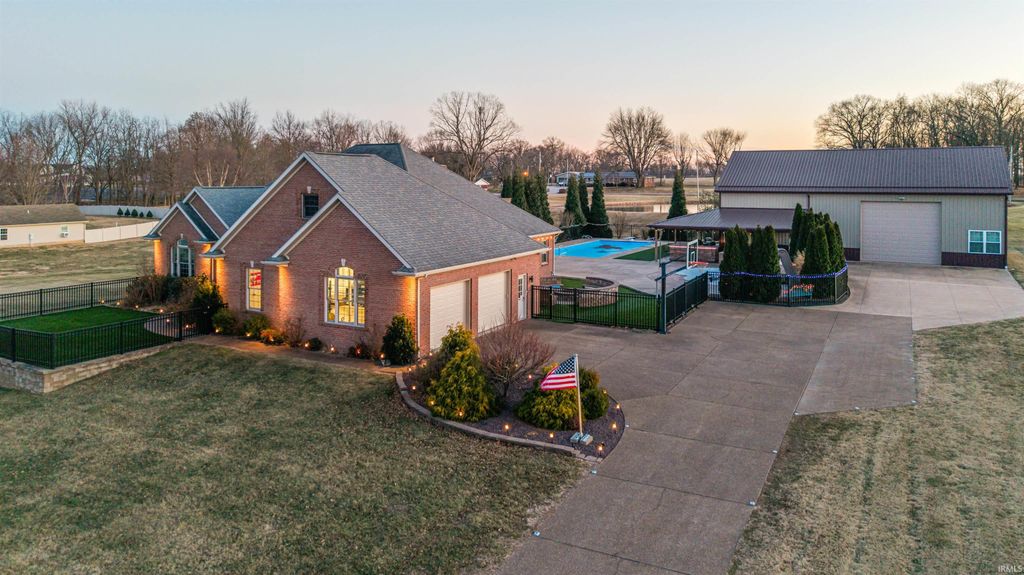 Photo of 12444 S Brook Drive, Haubstadt, IN 47639 (MLS # 202602277)