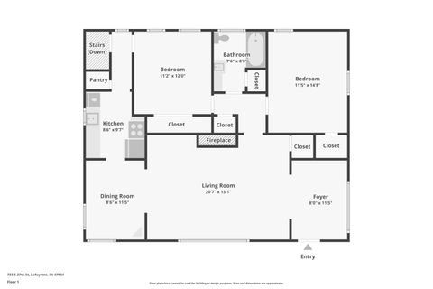 Tiny photo for 733 S 27th Street, Lafayette, IN 47904 (MLS # 202624566)