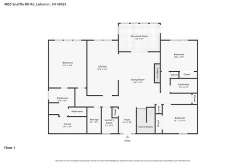 Tiny photo for 4055 Snaffle Bit Road, Lebanon, IN 46052 (MLS # 202618628)
