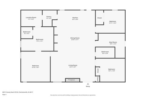 Tiny photo for 8257 S Country Road 1075, Charlottesville, IN 46117 (MLS # 202546908)
