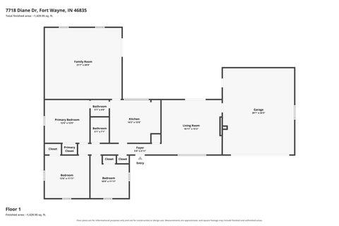 Tiny photo for 7718 Diane Drive, Fort Wayne, IN 46835 (MLS # 202643605)