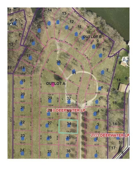 Tiny photo for 2122 Deepwater (Lot 34) Loop, Monticello, IN 47960 (MLS # 202641096)