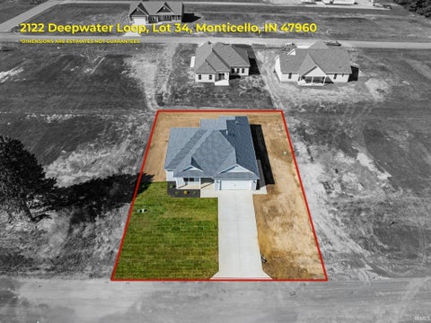 Tiny photo for 2122 Deepwater (Lot 34) Loop, Monticello, IN 47960 (MLS # 202641096)