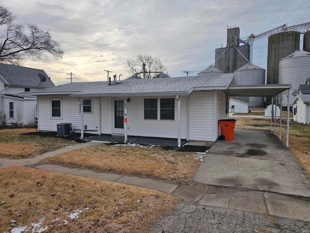Photo of 303 W Johnson Street, Wolcott, IN 47995 (MLS # 202605887)