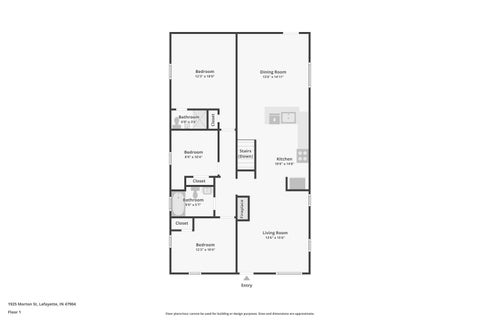 Tiny photo for 1925 Morton Street, Lafayette, IN 47904 (MLS # 202638549)