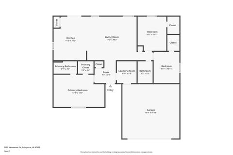 Tiny photo for 2125 Vancouver Drive, Lafayette, IN 47905 (MLS # 202604618)